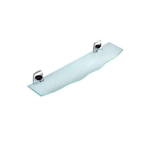 JD-AB1701 Bathroom Shelves Glass Chrome