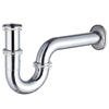 JD-P10050 Contemporary Flexible Bathroom Chrome Brass Bottle Trap 