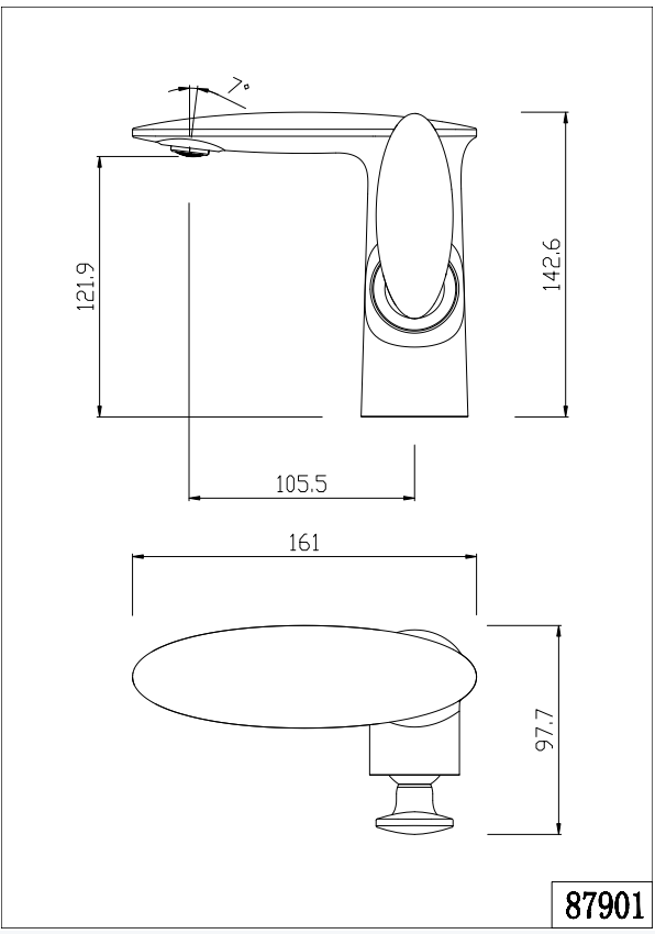 ORCHID Series Single-lever Basin Mixer 