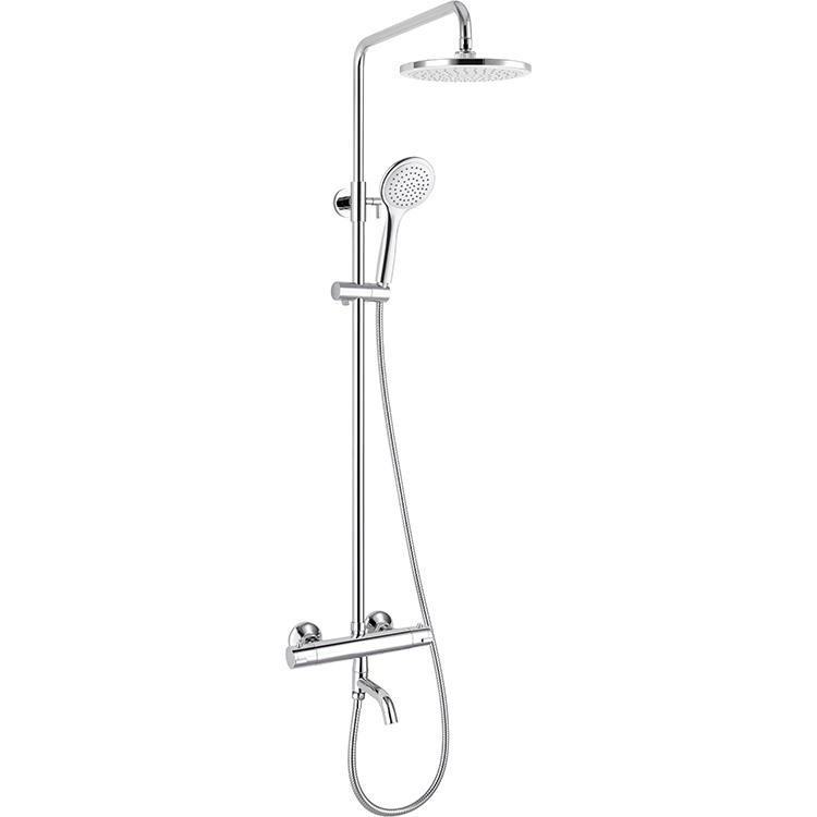 JD-SC103 Brass S/S Star Chrome Shower Head Set with Hand Holder