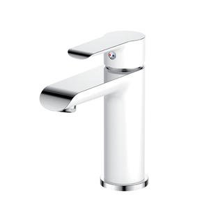 LUNA Series White Long Reach Wash Basin Mixture Tap