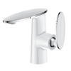 ORCHID Series Fashion Basin Faucet White/Chrome