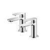 JD-203-7 Double Handle Washbin Faucet Hot Cold