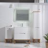 JD-MUG1805-800 White Bathroom Cabinet Toilet Small Bathroom Cabinet