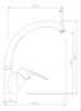 LILY Series Unique Tall Sink Faucets for Kitchen Use