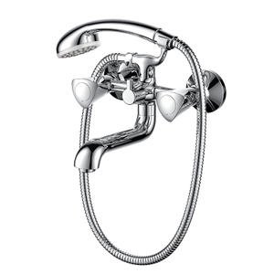 TULIP Series Double Handle Bathroom Mixer with Hand Shower