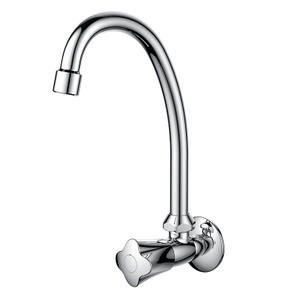 PERIWINKLE Series Polished Brass Cold Water Kitchen Faucets Widespread