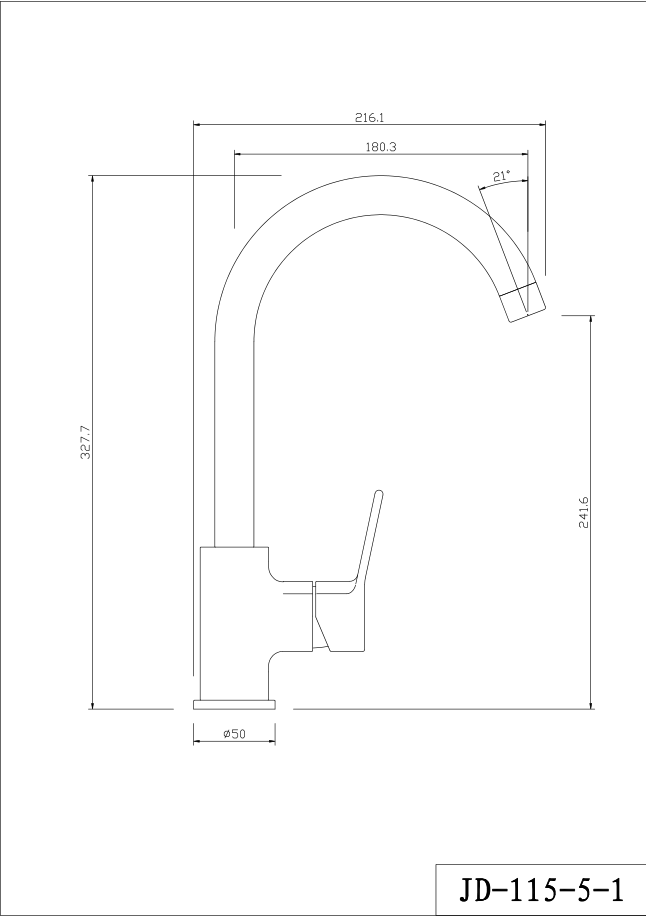 DAISY Series Flexible Single-lever Sink Taps