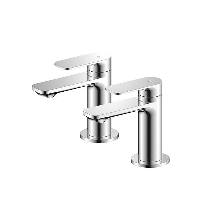 JD-203-7 Double Handle Washbin Faucet Hot Cold