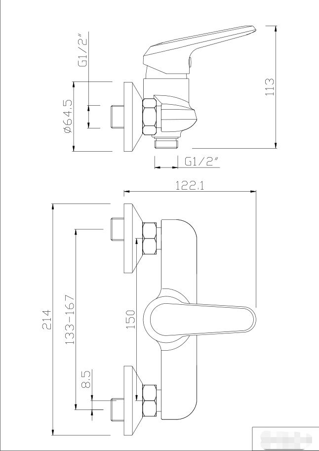 SUNFLOWER Series Best Single Bathroom Shower Faucets