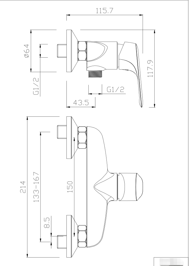 MORNING GLORY Series Bathroom Widespread Bath Faucet