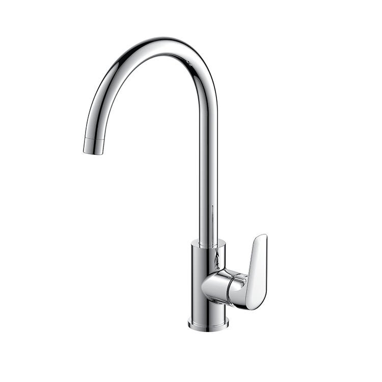 MORNING GLORY Series Polished Brass Kitchen Faucets Widespread