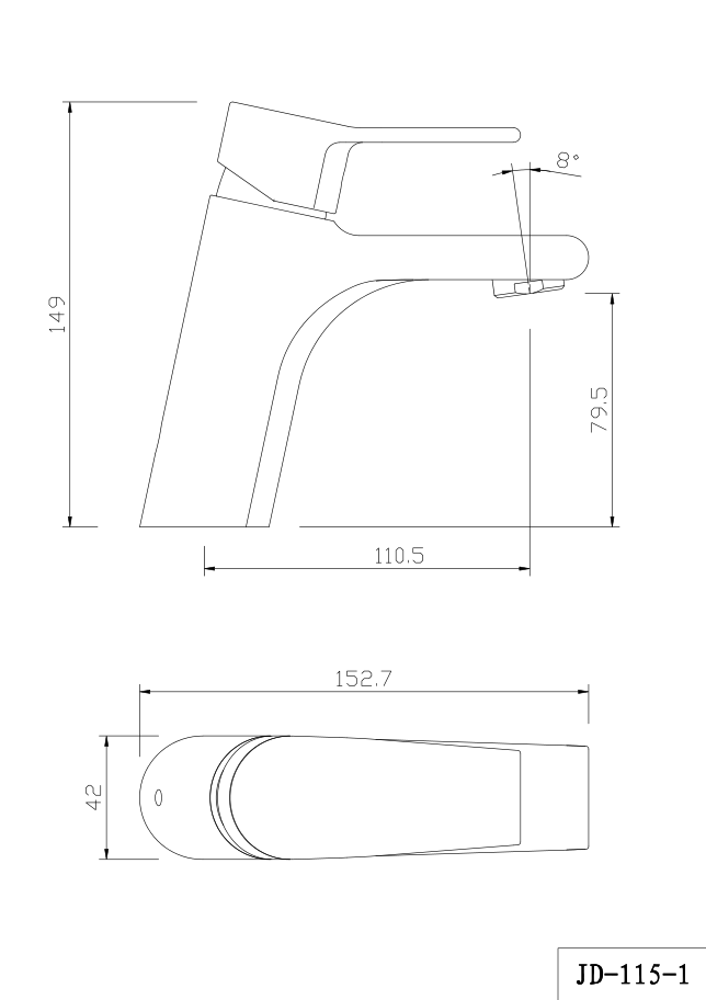 DAISY Series Single-lever Basin Mixer Chrome