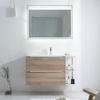 JD-MDG1804-1000 High End Bathroom Vanities Bathroom Wall Cabinet with Towel Bar