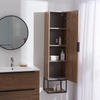 JD-MDG1801-800 Minimalist Bathroom Mirror Cabinet with Side Counters