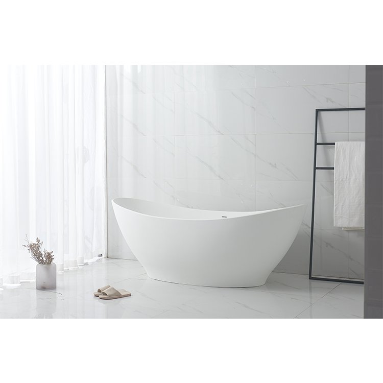 JD-PF170-76 Grand White Marble Bathtub