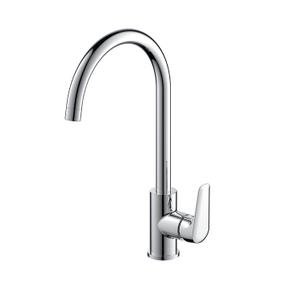 MORNING GLORY Series Polished Brass Kitchen Faucets Widespread