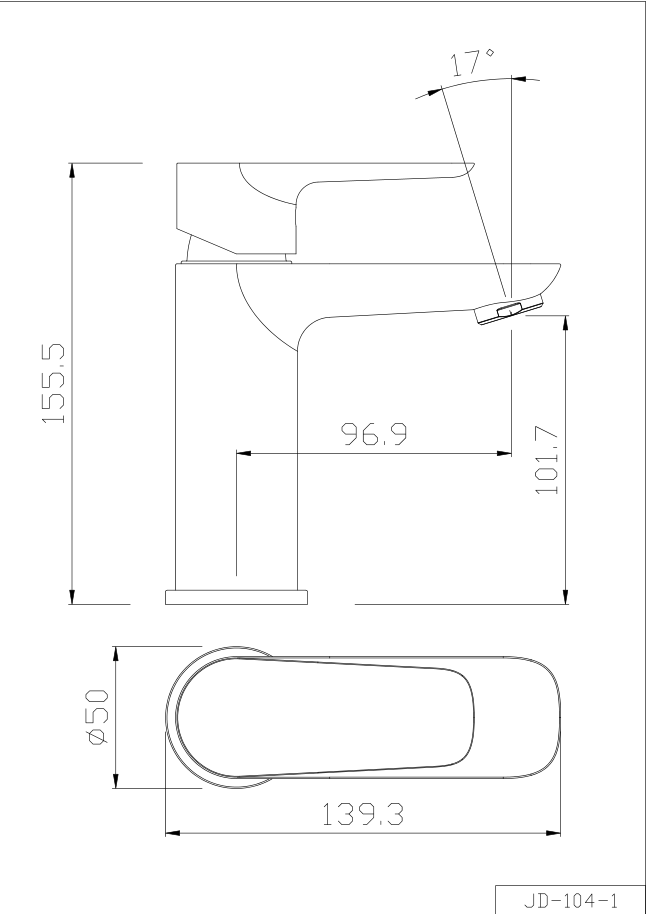 ROSE Series Single Hole Bathroom Faucet