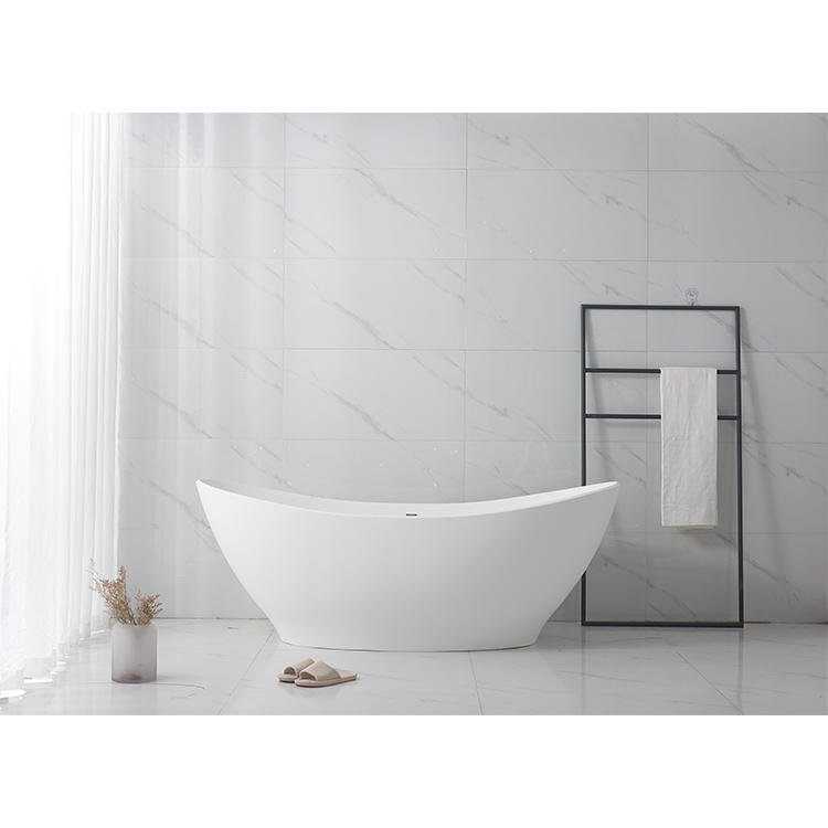 JD-PF170-76 Grand White Marble Bathtub