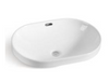 JD-13503 Bathroom Vessel Sink Modern Oval Shape Ceramic Basin Bathroom Sinks