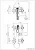 CACTUS Series Double-handle Shower Set with Hand Shower