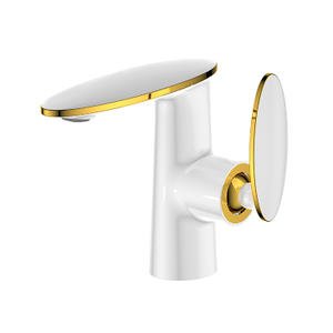 ORCHID series Vintage Bathroom Basin Faucets Black/Gold 