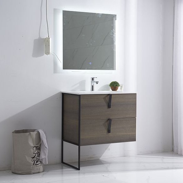 JD-MDG1805-800 Bathroom Mirror Cabinet with Lights And Shaver Socket Bathroom Cabinets for Sale