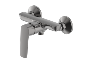 Gunmetal Bathroom Shower Mixer Wall Mounted