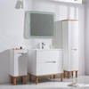 JD-MUG1805-800 White Bathroom Cabinet Toilet Small Bathroom Cabinet