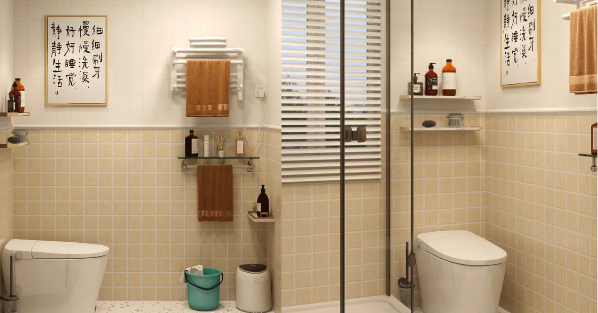 How about a smart toilet in a 3 square meters bathroom