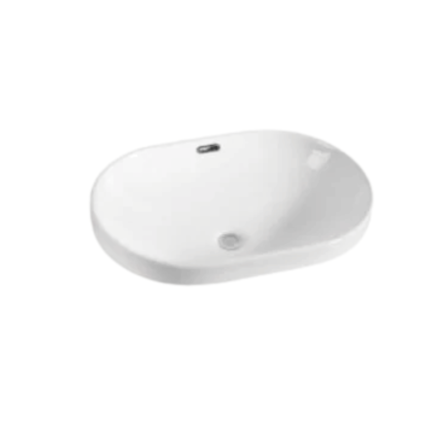 JD-13503 Bathroom Vessel Sink Modern Oval Shape Ceramic Basin Bathroom Sinks