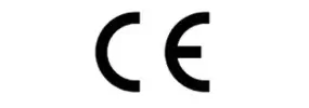 CE certification mark indicating European conformity