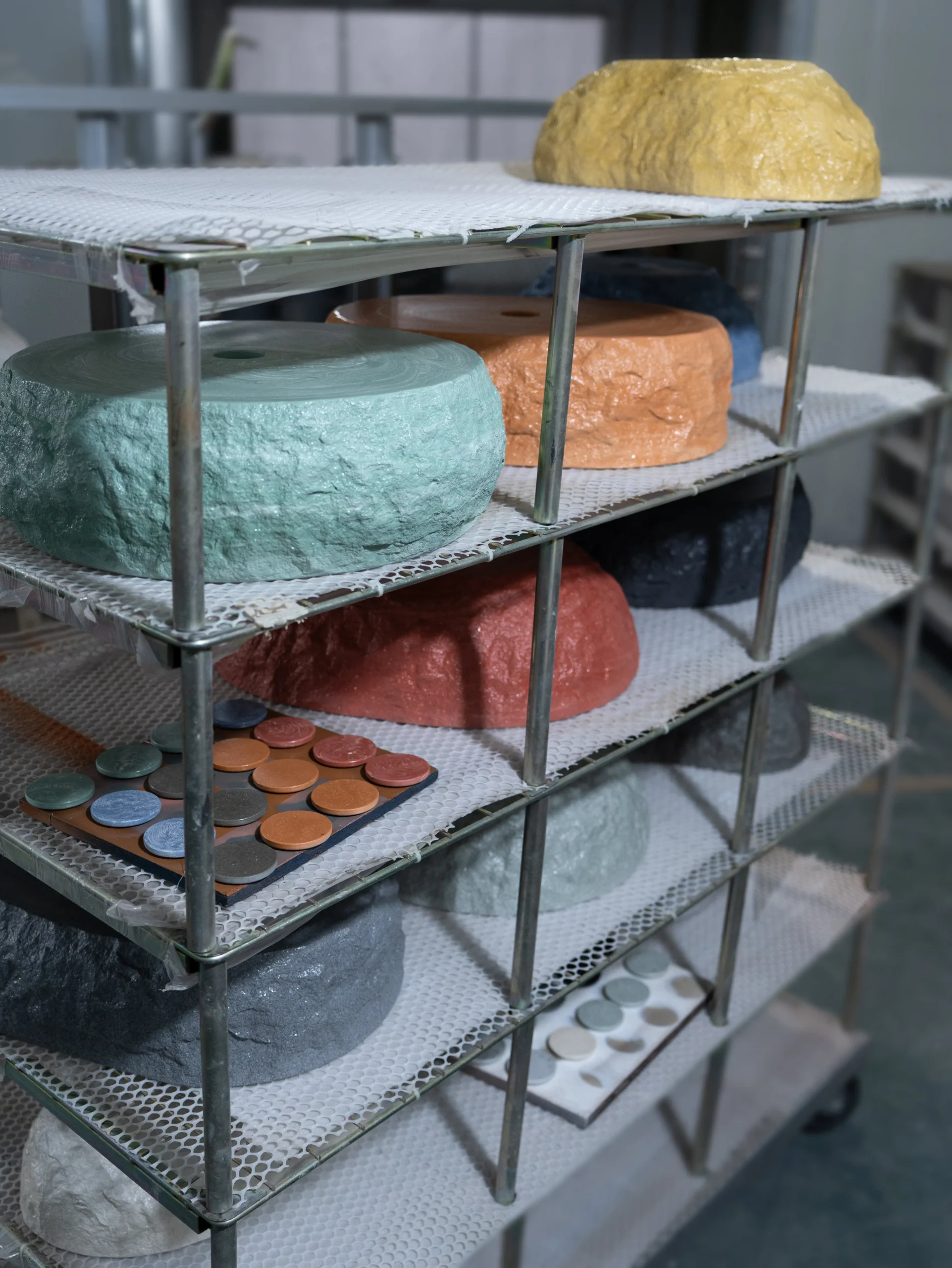 New stone texture concrete basin handcrafted by JANEDO
